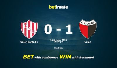Union Santa Fe vs Colon Prediction, Odds & Betting Tips 10/16/2023