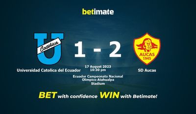 Universidad Catolica del Ecuador vs SD Aucas Förutsägelse, odds och speltips 2023-08-17