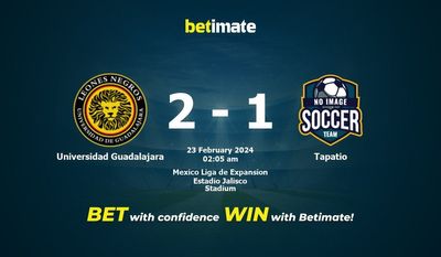 Universidad Guadalajara vs Tapatio förutsägelse, odds och vadslagning 2024-02-23