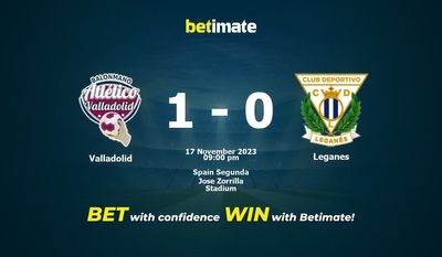 Valladolid vs Leganes förutsägelse, odds och vadslagning 2023-11-17