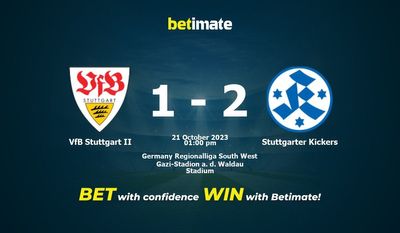 VfB Stuttgart II vs Stuttgarter Kickers förutsägelse, odds och speltips 2023-10-21