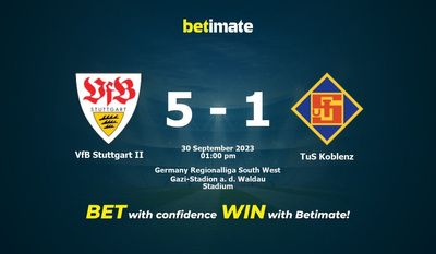 VfB Stuttgart II vs TuS Koblenz Förutsägelse, odds och speltips 2023-09-30