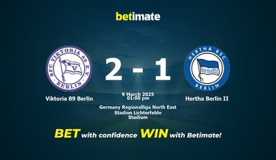 Viktoria 89 Berlin vs Hertha Berlin II Förutsägelse, odds och speltips 2025-09-03