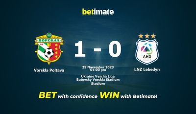 Vorskla Poltava vs LNZ Lebedyn Förutsägelse, odds och speltips 2023-11-25