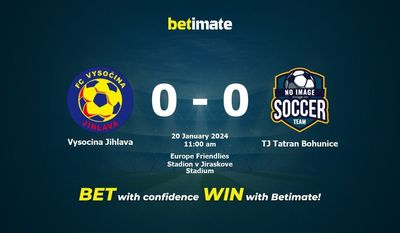 Vysocina Jihlava vs TJ Tatran Bohunice Förutsägelse, odds och vadslagningstips 2024-01-20