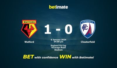 Watford vs Chesterfield Förutsägelse, odds och speltips 01/06/2024