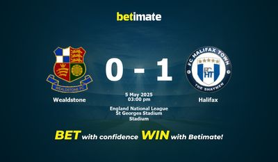 Wealdstone vs Halifax Förutsägelse, odds och speltips 05/05/2025