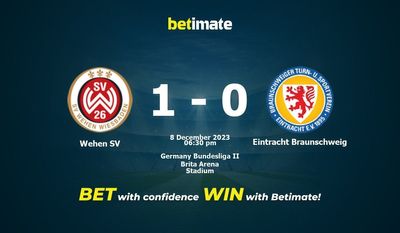 Wehen SV vs Eintracht Braunschweig Förutsägelse, odds och speltips 2023-08-12