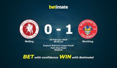 Welling vs Worthing Förutsägelse, Odds & Betting Tips 2024-02-20