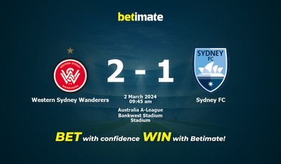 Western Sydney Wanderers vs Sydney FC Förutsägelse, odds och speltips 2024-02-03