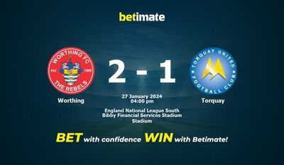 Worthing vs Torquay förutsägelse, odds och speltips 2024-01-27