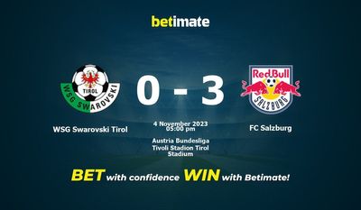 WSG Swarovski Tirol vs FC Salzburg Förutsägelse, odds och speltips 2023-04-11