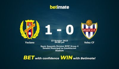 Yeclano vs Velez CF förutsägelse, odds och vadslagning 2023-10-15