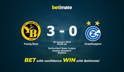 Young Boys vs Grasshoppers Prognos, odds och vadslagningstips 2024-01-20