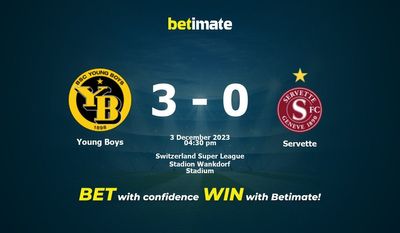 Young Boys vs Servette förutsägelse, odds och speltips 2023-03-12