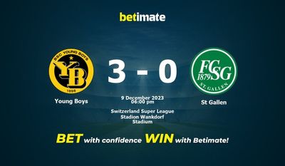 Young Boys vs St Gallen förutsägelse, odds och speltips 2023-09-12