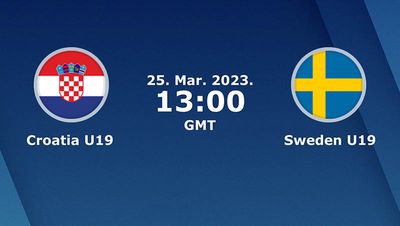 Хорватия U19 - Швеция U19 Прогнозы, коэффициенты и советы по ставкам 25/03/2023