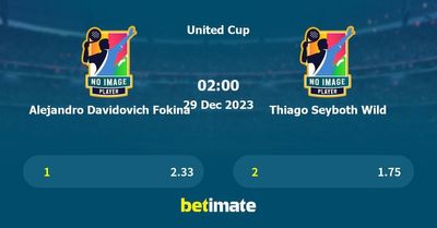 Alejandro Davidovich Fokina vs Thiago Seyboth Wild Prediction, Tennis Odds & Betting Tips 29/12/2023