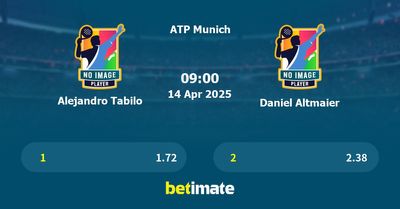 Alejandro Tabilo vs Daniel Altmaier Prediction, Tennis Odds & Betting Tips 14/04/2025