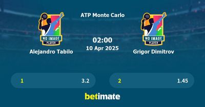 Alejandro Tabilo vs Grigor Dimitrov Prediction, Tennis Odds & Betting Tips 10/04/2025