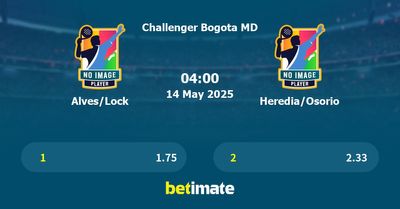 Alves/Lock vs Heredia/Osorio Prediction, Tennis Odds & Betting Tips 14/05/2025
