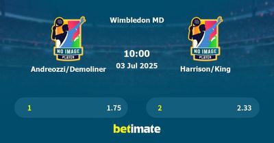Andreozzi/Demoliner vs Harrison/King Prediction, Tennis Odds & Betting Tips 03/07/2025