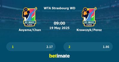 Aoyama/Chan vs Krawczyk/Perez Prediction, Tennis Odds & Betting Tips 19/05/2025