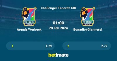 Arends/Verbeek vs Bonadio/Giannessi Prediction, Tennis Odds & Betting Tips 28/02/2024