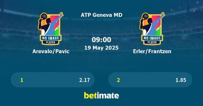 Arevalo/Pavic vs Erler/Frantzen Prediction, Tennis Odds & Betting Tips 19/05/2025