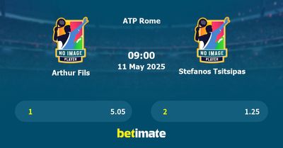 Arthur Fils vs Stefanos Tsitsipas Prediction, Tennis Odds & Betting Tips 11/05/2025