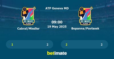 Cabral/Miedler vs Bopanna/Pavlasek Prediction, Tennis Odds & Betting Tips 19/05/2025