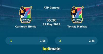 Cameron Norrie vs Tomas Machac Prediction, Tennis Odds & Betting Tips 21/05/2025