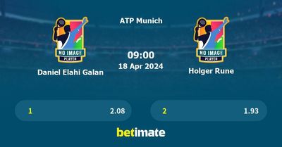 Daniel Elahi Galan vs Holger Rune Prediction, Tennis Odds & Betting Tips 18/04/2024