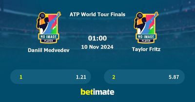 Daniil Medvedev vs Taylor Fritz Prediction, Tennis Odds & Betting Tips 10/11/2024