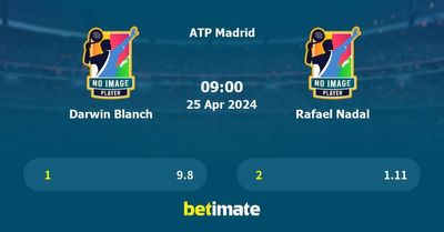 Darwin Blanch vs Rafael Nadal Prediction, Tennis Odds & Betting Tips 25/04/2024