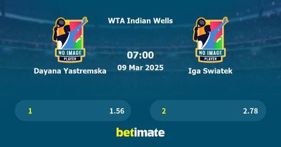 Dayana Yastremska vs Iga Swiatek Prediction, Tennis Odds & Betting Tips 09/03/2025