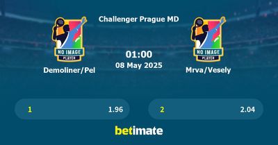 Demoliner/Pel vs Mrva/Vesely Prediction, Tennis Odds & Betting Tips 08/05/2025