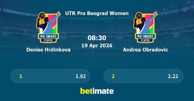 Denise Hrdinkova vs Andrea Obradovic Prediction, Tennis Odds & Betting Tips 19/04/2026