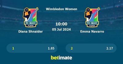 Diana Shnaider vs Emma Navarro Prediction, Tennis Odds & Betting Tips 05/07/2024