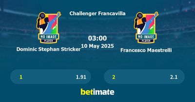 Dominic Stephan Stricker vs Francesco Maestrelli Prediction, Tennis Odds & Betting Tips 10/05/2025