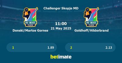 Donski/Martos Gornes vs Goldhoff/Hilderbrand Prediction, Tennis Odds & Betting Tips 21/05/2025