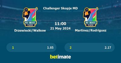 Drzewiecki/Walkow vs Martinez/Rodriguez Prediction, Tennis Odds & Betting Tips 21/05/2024