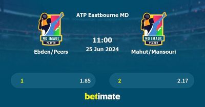 Ebden/Peers vs Mahut/Mansouri Prediction, Tennis Odds & Betting Tips 25/06/2024