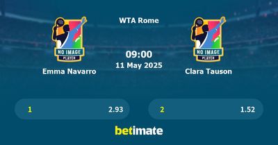 Emma Navarro vs Clara Tauson Prediction, Tennis Odds & Betting Tips 11/05/2025