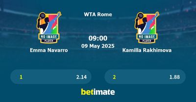 Emma Navarro vs Kamilla Rakhimova Prediction, Tennis Odds & Betting Tips 09/05/2025