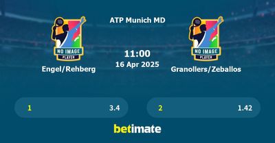 Engel/Rehberg vs Granollers/Zeballos Prediction, Tennis Odds & Betting Tips 16/04/2025