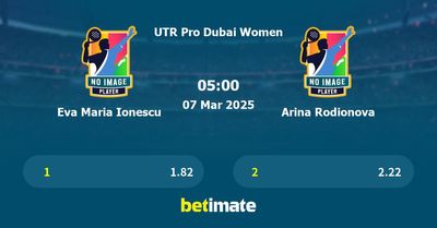 Eva Maria Ionescu vs Arina Rodionova Prediction, Tennis Odds & Betting Tips 07/03/2025