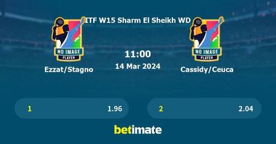 Ezzat/Stagno vs Cassidy/Ceuca Prediction, Tennis Odds & Betting Tips 14/03/2024
