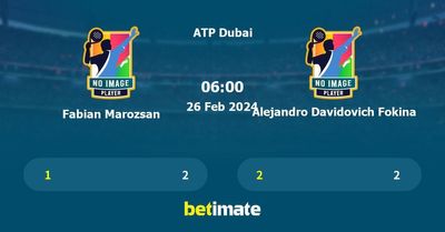 Fabian Marozsan vs Alejandro Davidovich Fokina Prediction, Tennis Odds & Betting Tips 26/02/2024