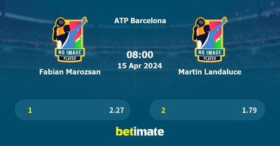 Fabian Marozsan vs Martin Landaluce Prediction, Tennis Odds & Betting Tips 15/04/2024